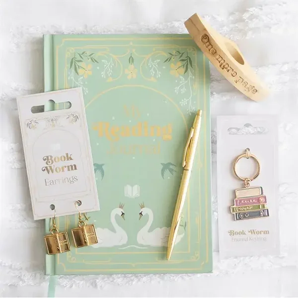 Boucles d'oreilles Ver de Livre