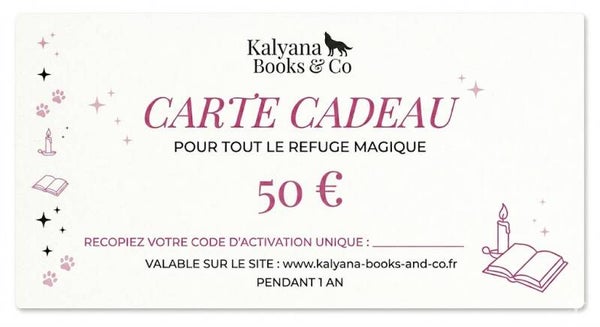 Carte Cadeau 50€ papier