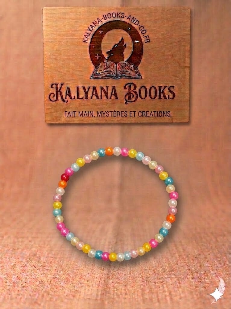 Bracelet Enfant en Petles Multicolores « Douces Sucreries » – Ouessant Créatif