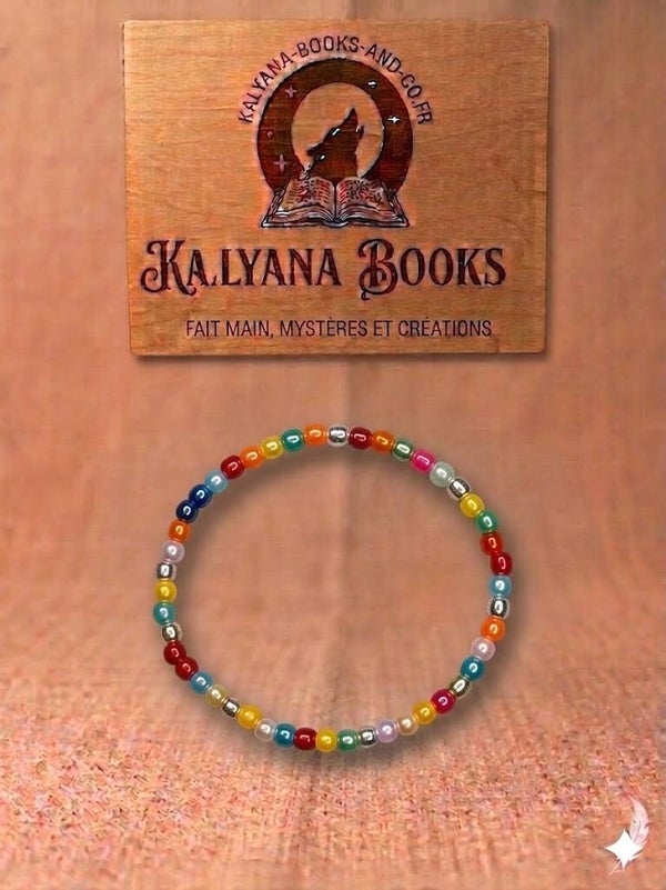 Bracelet Enfant en Perles Multicolores « Éclats de Rire » – Ouessant Créatif