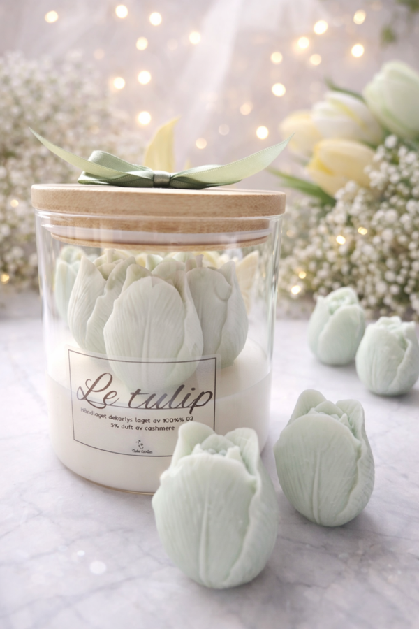 Le tulip grønn