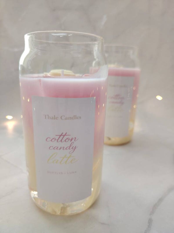 Cotton candy latte