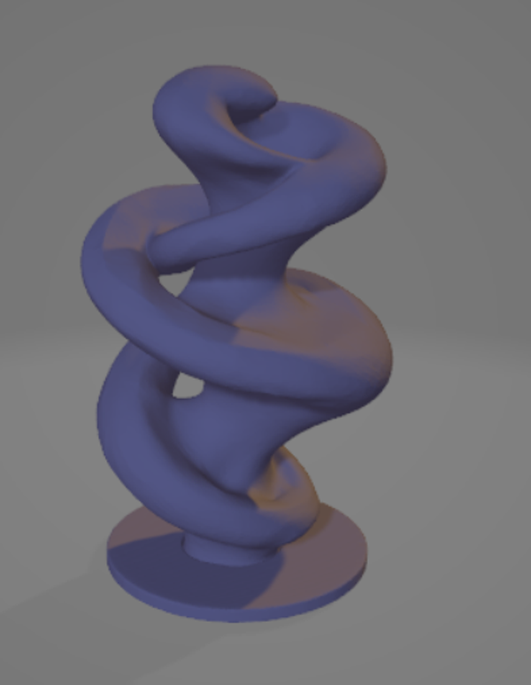 Sculpture Abstraite "Vortex"