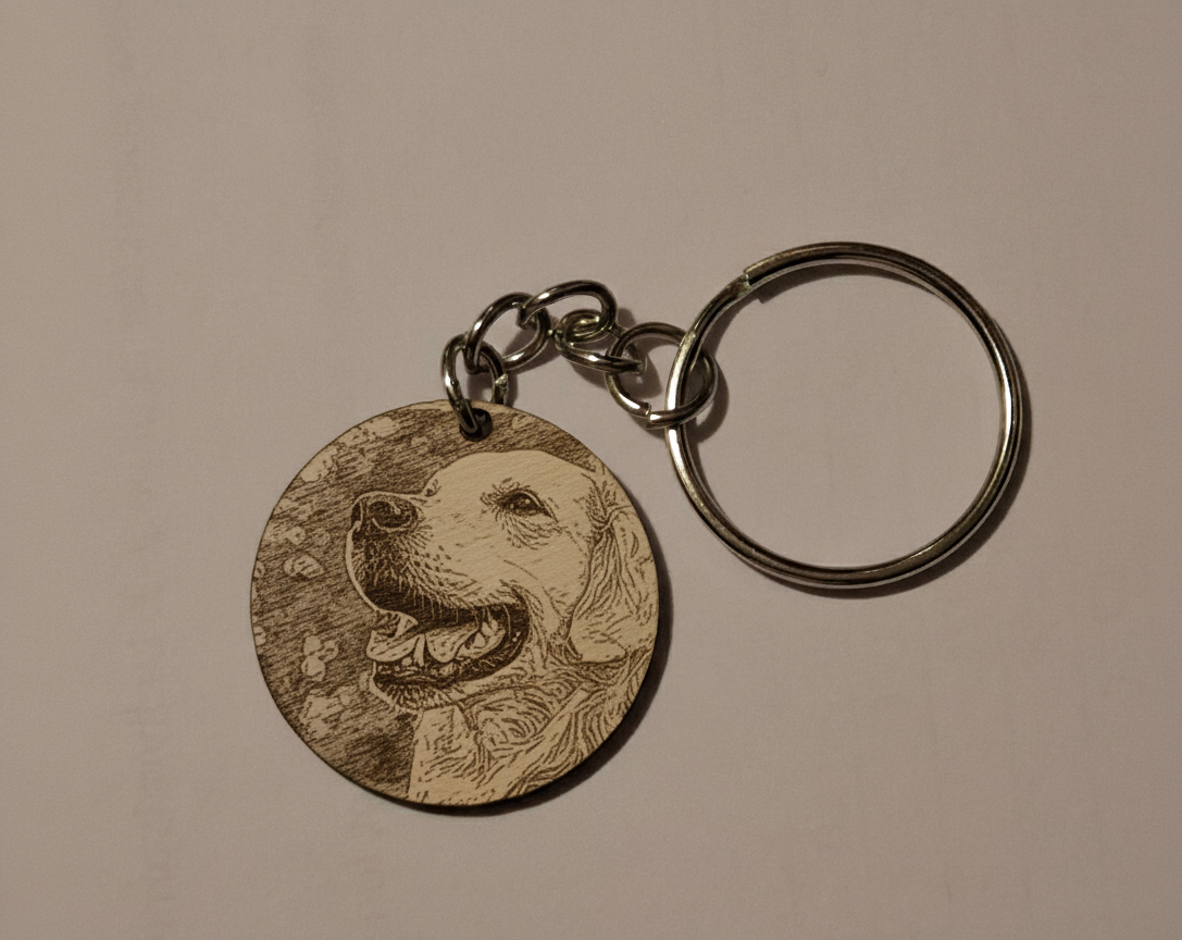 porte-clés Golden Retriever(1)