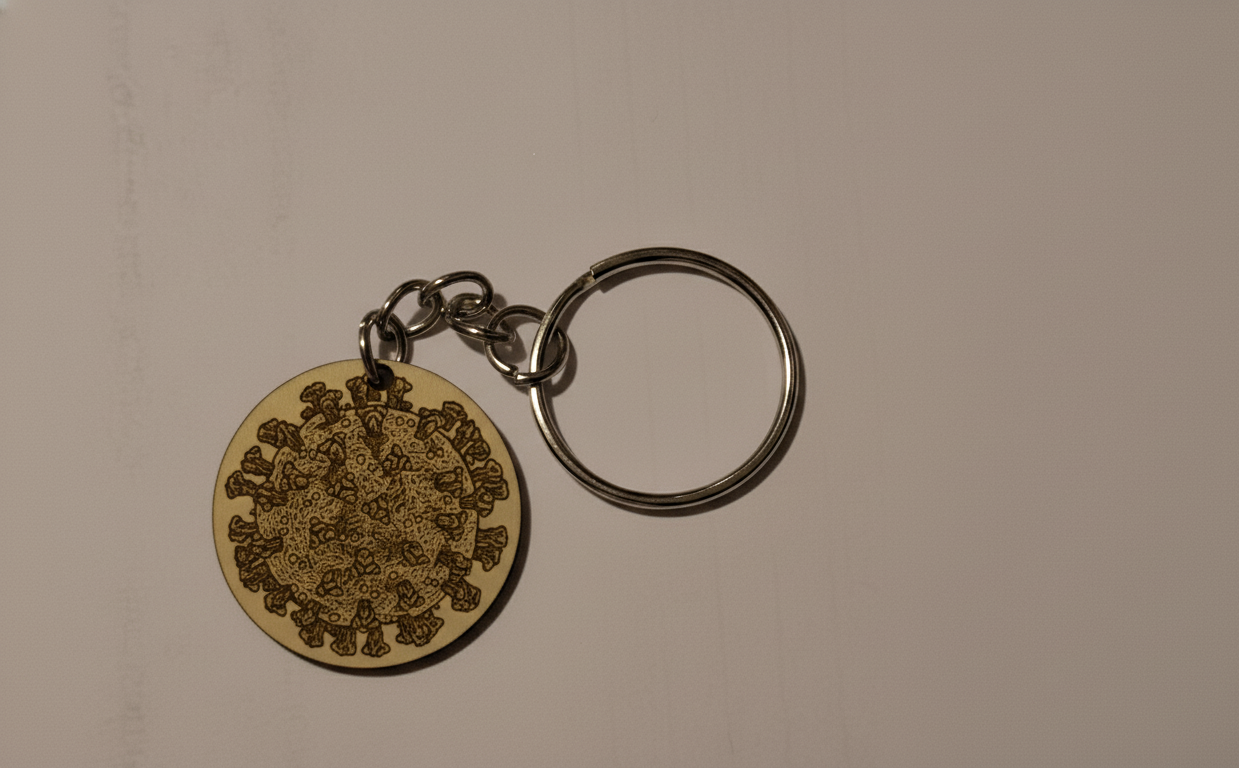 porte-clés Covid-19