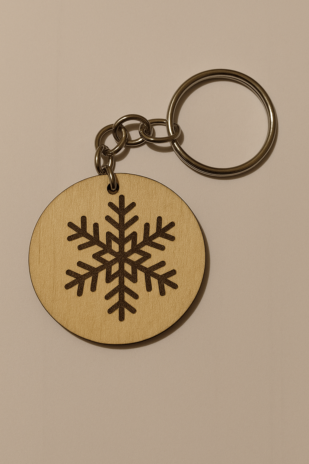 Porte-clé "Flocon d'Hiver"