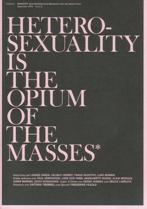 Heterosexuality is the opium of the masses (fanzine), Rohstoff. Eine filmhistorische Recherche nach der kleinen Form Vol 1