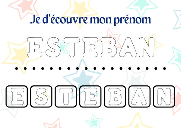 support prénom personalisable
