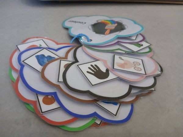 jeu de couleur en forme de nuage