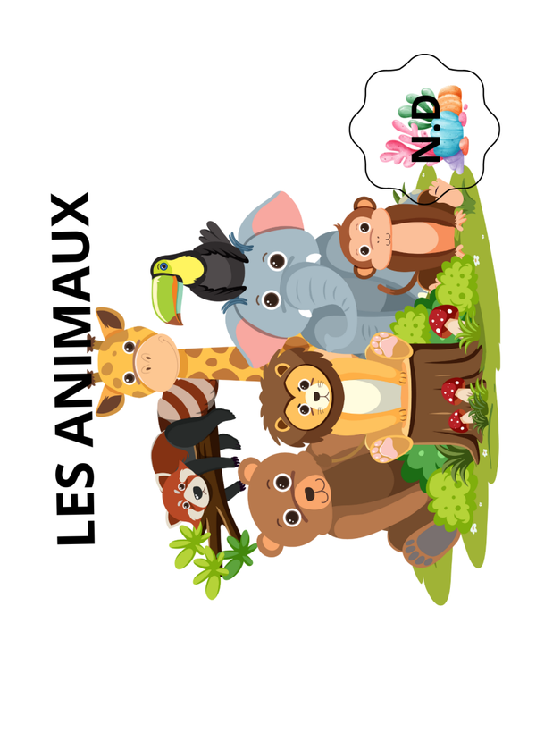 livret les animaux (18 mois et +)