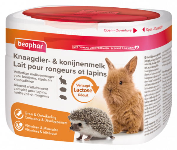 Beaphar Knaagdier en Konijnenmelk 200g Egelmelk