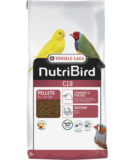 NutriBird C19 Kanarie & tropen Kweek Tropical 3kg