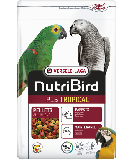 NutriBird P15 Papegaai Tropical 1 kg