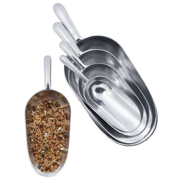 Aluminium voerschep 22cm 300ml