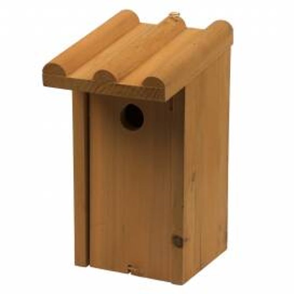 Mezennestkast bruin schuin dak 13x12x26cm