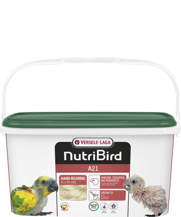 NutriBird A21 Handopfok 3kg Amazone, Kaketoe, Parkieten..