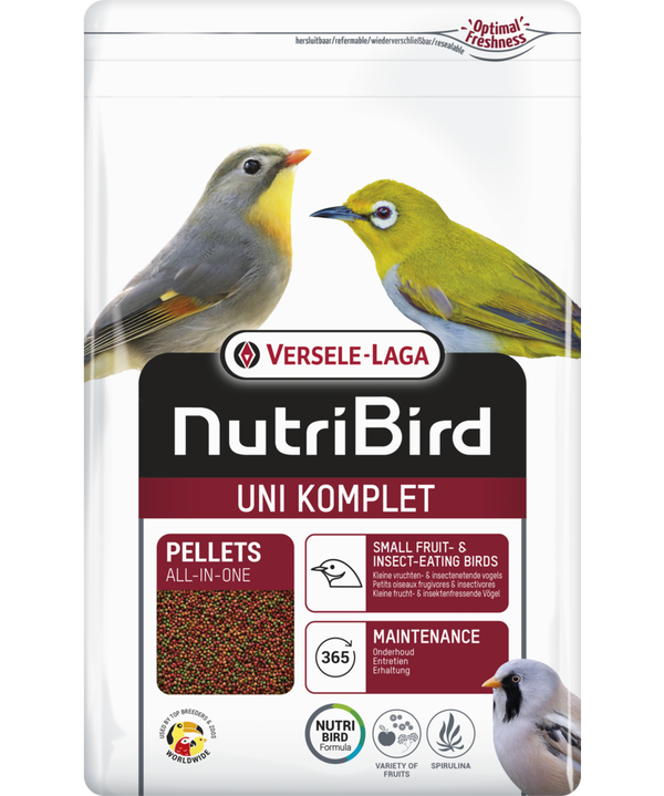 Nutribird Uni Komplet 1 kg kleine vruchten- en insectenetende vogels