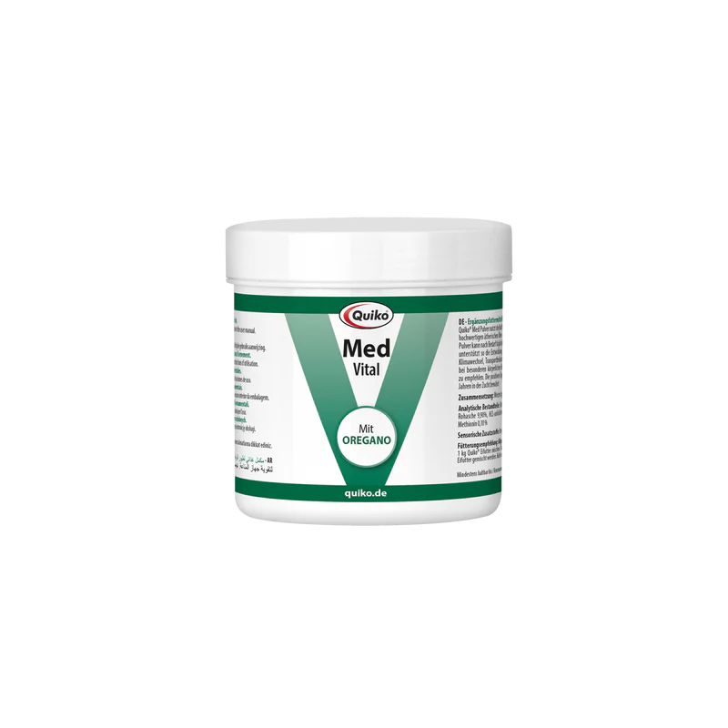 Quiko Med: Met hoogwaardige oregano-olie voor siervogels 75 gram