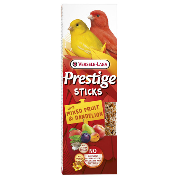 Vl Sticks Kanaries 60 g 2 stuks Fruit|Paardenbloem
