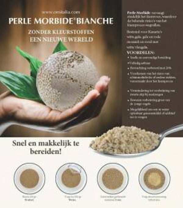 Perle Morbide Bianche  1 kg Kiemzaadvervanger