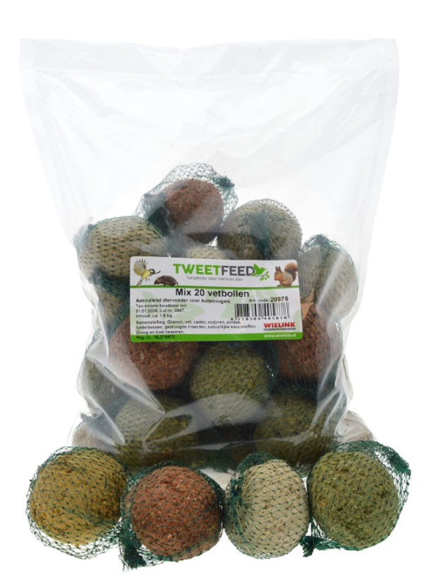 Mix 20 vetbollen