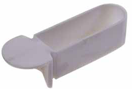 Snoepbakje vogels plastik wit (1.5x4cm)