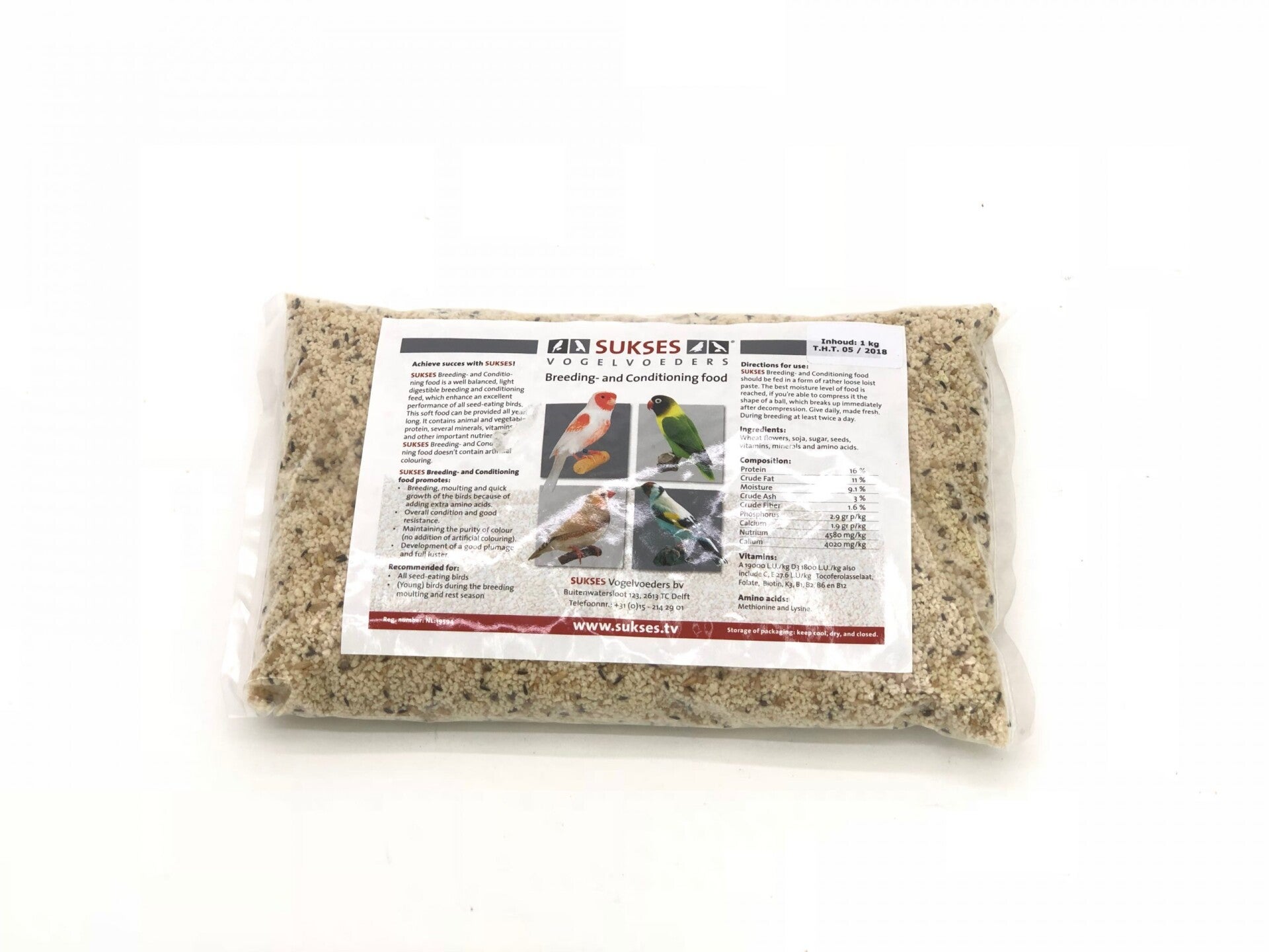 Sukses Eivoer Kracht-opfokvoer 1kg