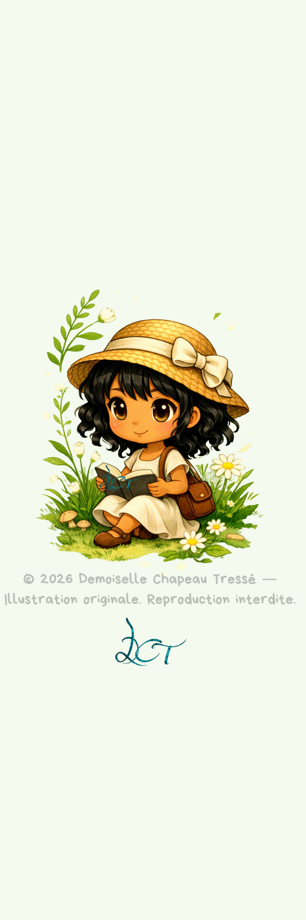 Collection complète chibi et demoiselle chapeau tressé chibi