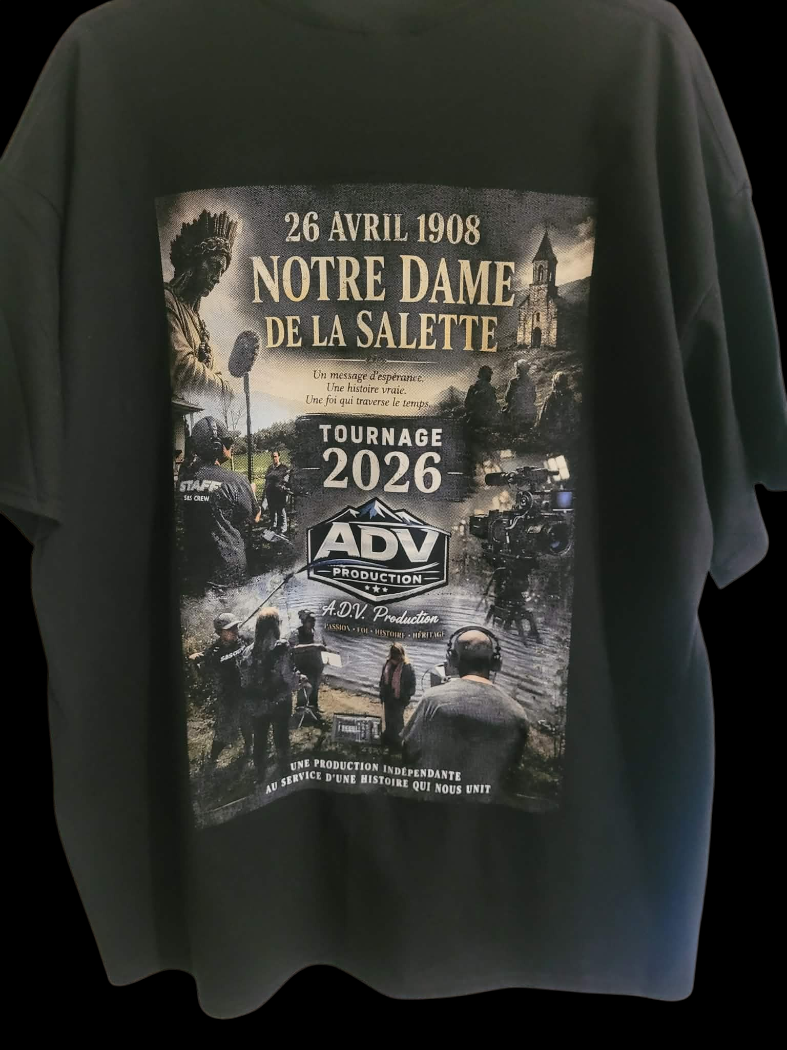 t- short 26 avril 1908 notre dame de la salette