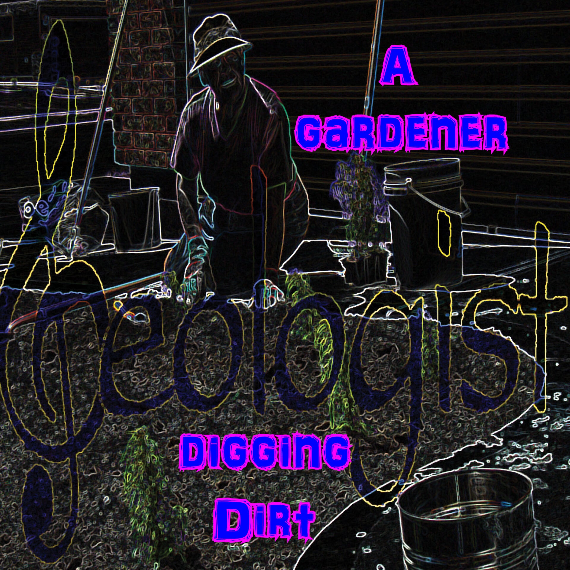 A Gardener Digging Dirt - Geologist - Single - 2014