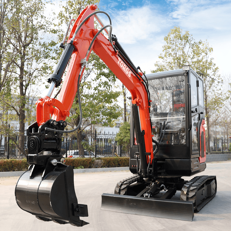 Mini-pelle compacte 0,65 tonne, moteur Loncin essence
