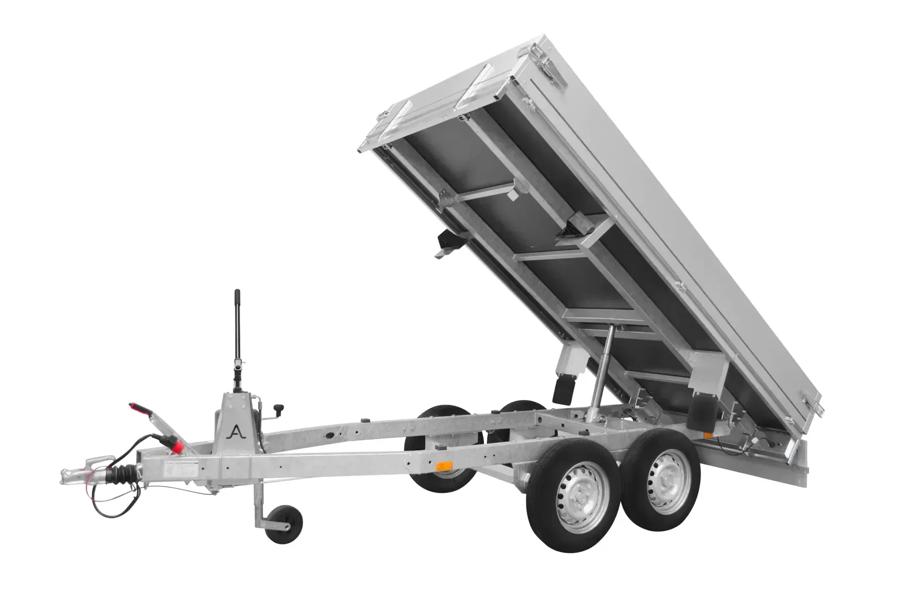 Remorque benne Anssems KLTT 1350 PTAC 1350 kg basculante