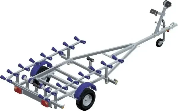 REMORQUE PORTE BATEAU SUN WAY GAMME PNEUMATIQUES SW345PN12