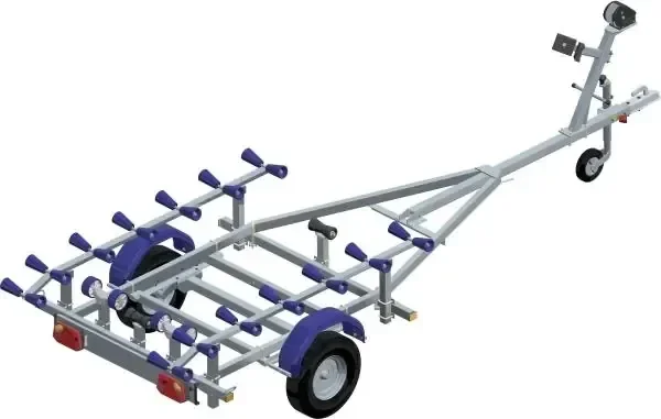 REMORQUE PORTE BATEAU SUN WAY GAMME PNEUMATIQUES SW265PN12