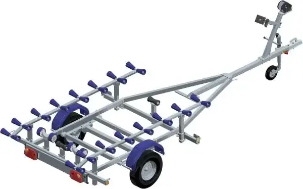 REMORQUE PORTE BATEAU SUN WAY GAMME PNEUMATIQUES SW345PN12