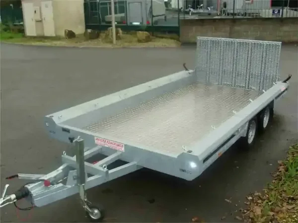 Remorque porte-engin Hulco Terrax-2 3000 PTAC 3000 kg 344x165x27 cm double essieux