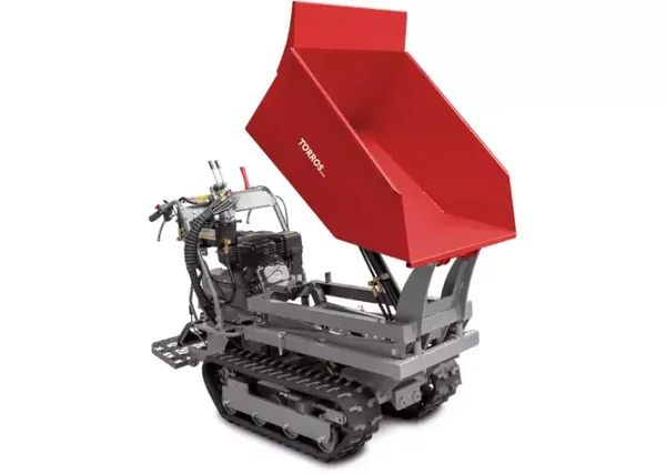 Minidumper à chenilles élévateur ciseaux benne basculante 500KG 10CH 6+2R vitesses Torros