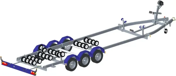 REMORQUE PORTE BATEAU SUN WAY TBT16