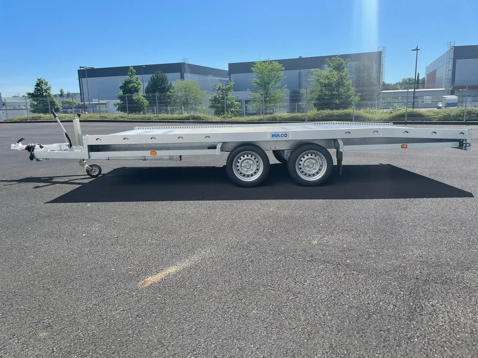 REMORQUE PORTE-ENGIN HULCO CARAX 540 x 207cm