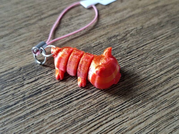 Telefoonhanger : 3D : Oranje Big !!