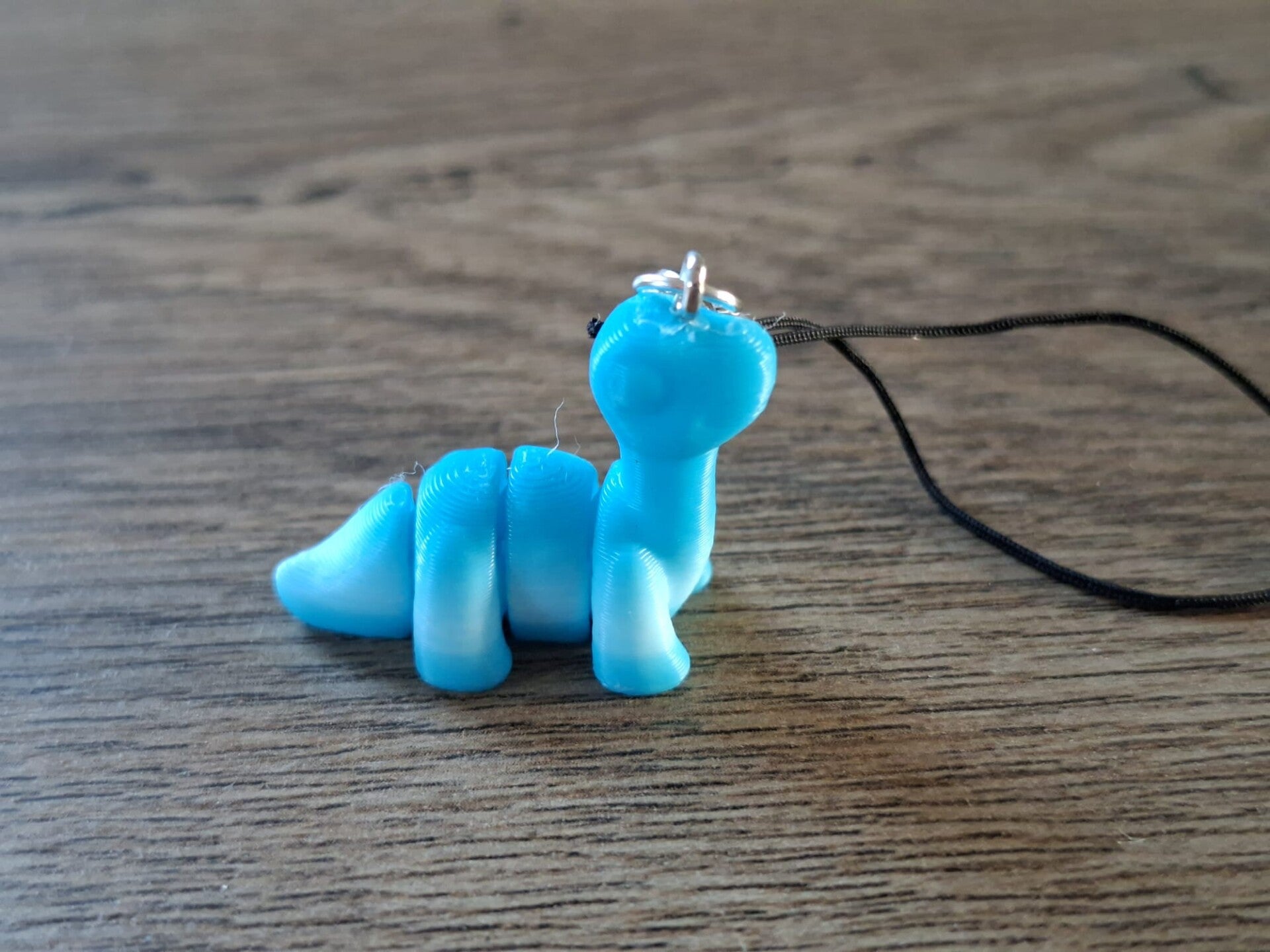 Telefoonhanger : 3D : Blauwe Brachiosaurus !!