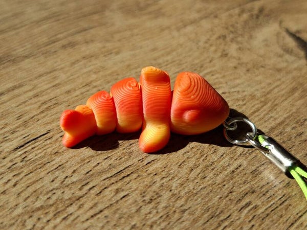 Telefoonhanger : 3D : Oranje Haai !!