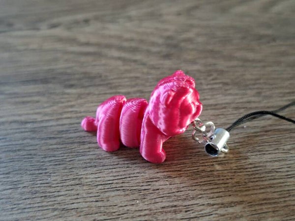 Telefoonhanger : 3D : Roze Leeuw !!
