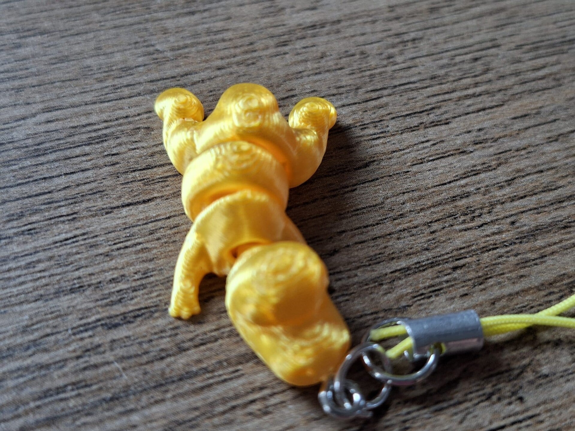 Telefoonhanger : 3D : Gele T-Rex !!