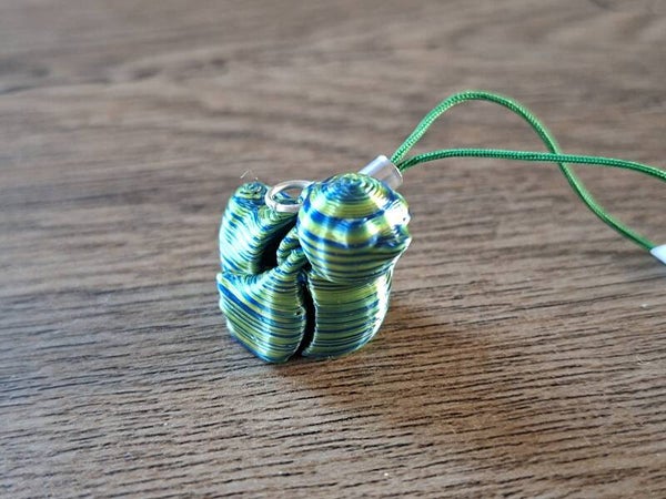 Telefoonhanger : 3D : Groen Blauwe Vogel !!