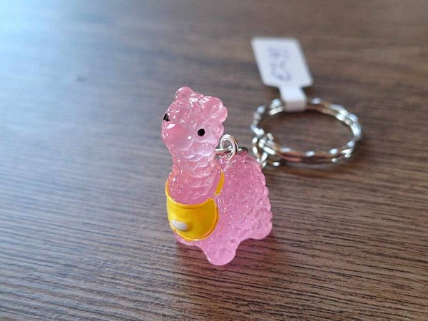 Sleutelhanger : Glow in Dark :  Alpaca !! 1
