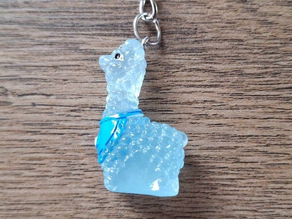 Sleutelhanger : Glow in Dark : Alpaca !! 9