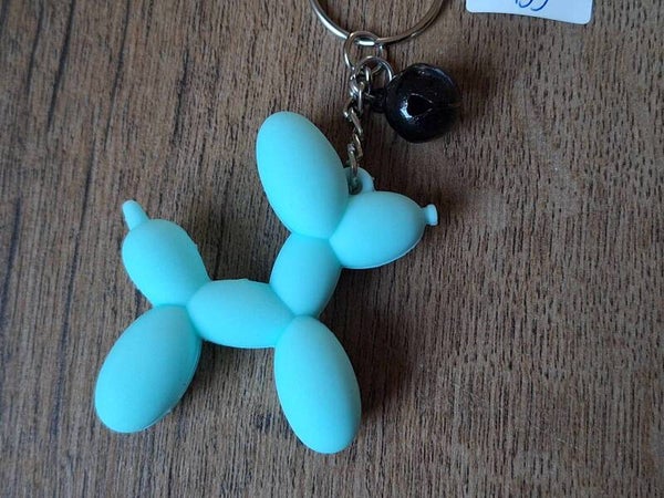 Sleutelhanger : Ballon Hond : Mintgroen !!