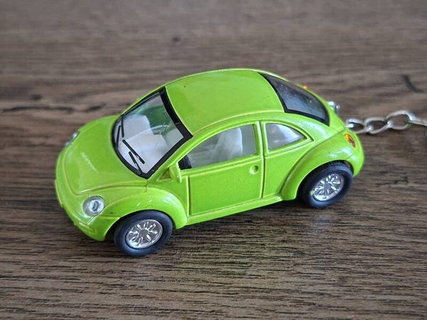 Sleutelhanger : Groene Volkswagen Beetle !!