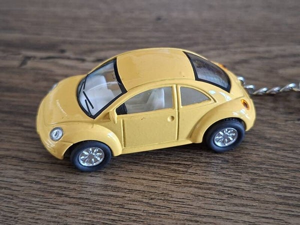 Sleutelhanger : Gele Volkswagen Beetle !!